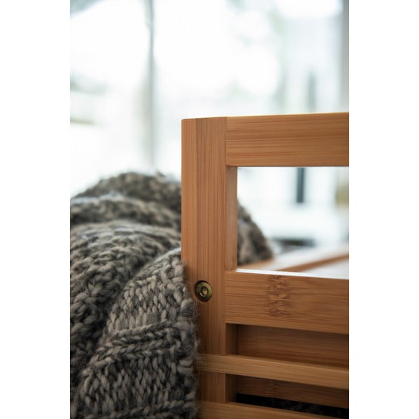 Siva bambusova nizka kopalniška omarica 40x56 cm Bahari – Wenko-image-2