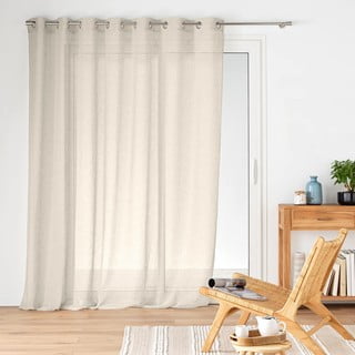 Prosojna zavesa v naravni barvi 240x240 cm Carlin – douceur d'intérieur