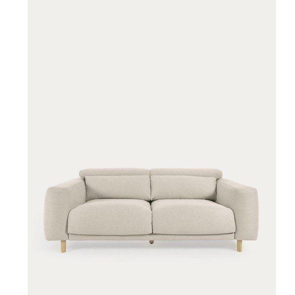 Kremno bela sedežna garnitura 215 cm Singa – Kave Home-image-3
