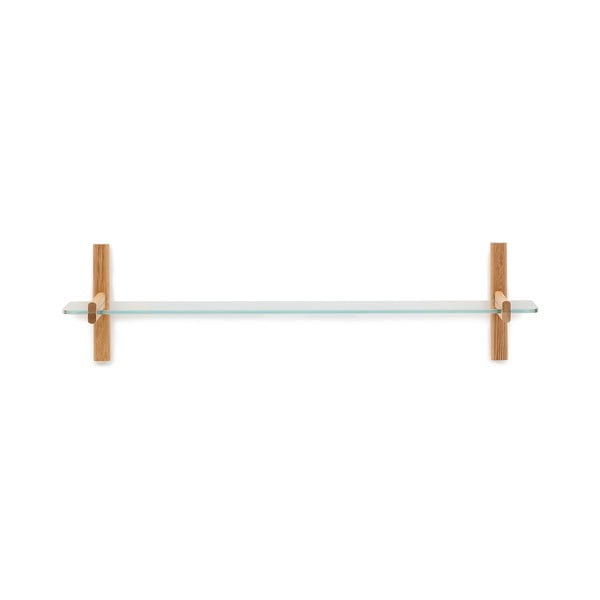 Steklen sistem modularnih polic v naravni barvi 110x28x30,5 cm Sitra – Kave Home