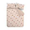 Oranžna/bež posteljnina za zakonsko posteljo 200x200 cm Woodland Fox – Catherine Lansfield