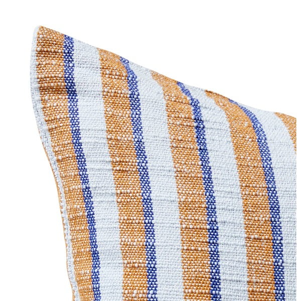 Modro-rjava bombažna okrasna blazina Hübsch Rita, 50 x 50 cm-image-2