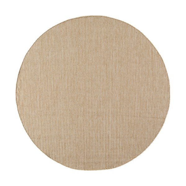 Bež okrogla notranja in zunanja preproga ø 160 cm Mira 1450 – Ayyildiz Carpets