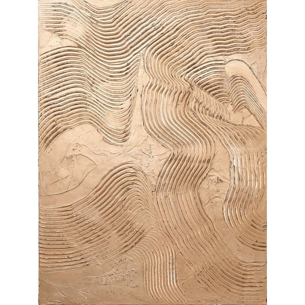 Ročno naslikana slika 88x118 cm Metallic Brown – Malerifabrikken