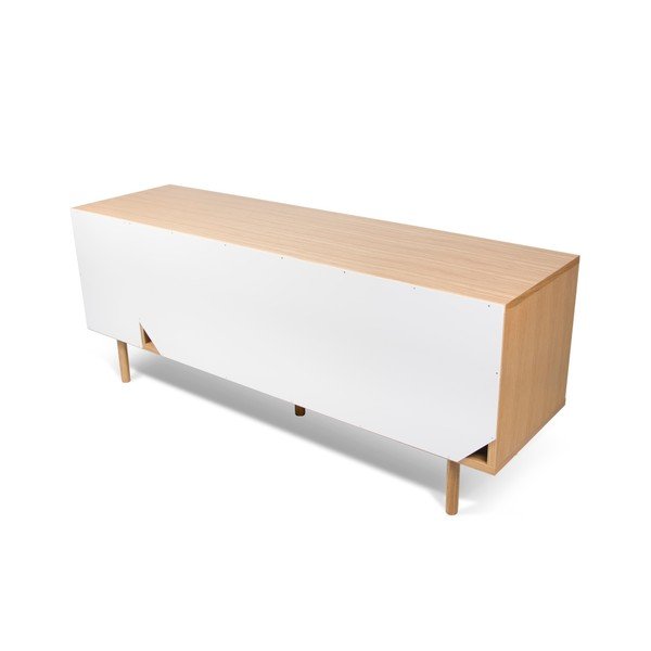 Bela in siva komoda TemaHome Dann Oak-image-1