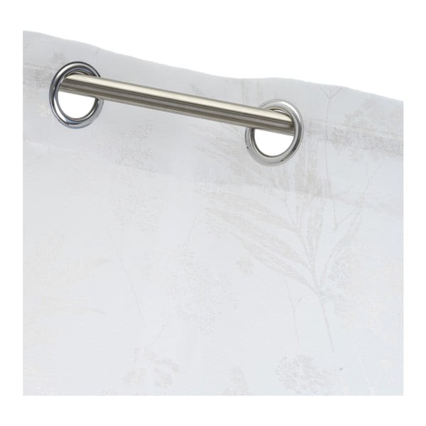 Srebrno-bela prosojna zavesa 140x260 cm Bonsái – Casa Selección-image-4