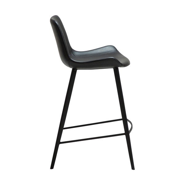 Črn barski stol (višina sedeža 65 cm) Hype – DAN-FORM Denmark-image-2