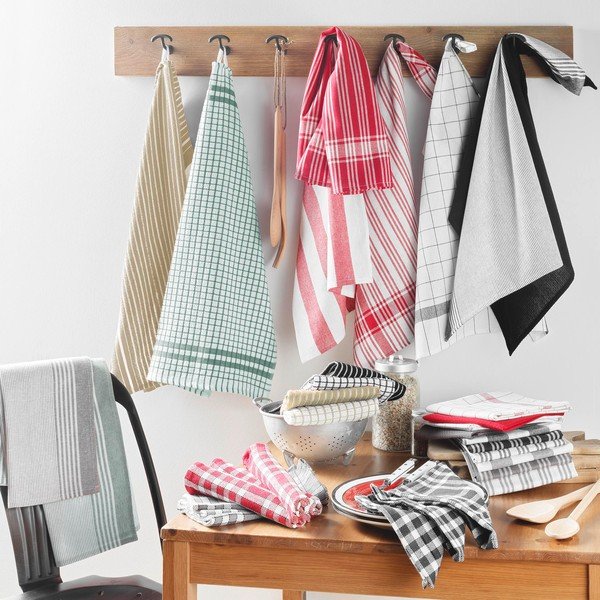 Bombažne kuhinjske krpe v kompletu 3 ks 50x70 cm Vibrato – douceur d'intérieur-image-1