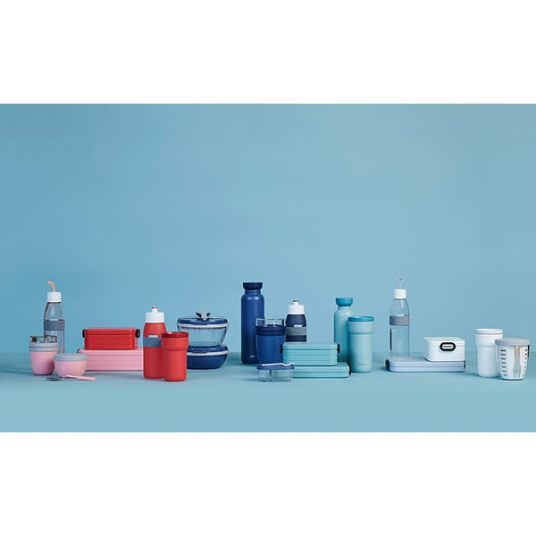 Posoda za malico z vilico 3 kos Vivid blue – Mepal-image-3