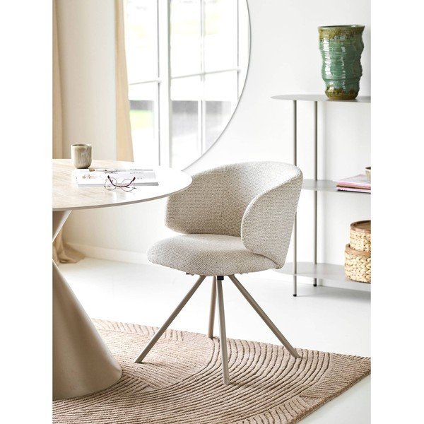 Bež oblazinjen jedilni stol Fulham – House Nordic-image-1