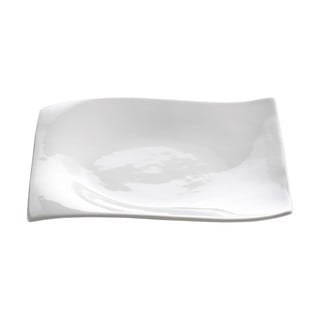 Bel porcelanast desertni krožnik Maxwell & Williams Motion, 20 x 20 cm