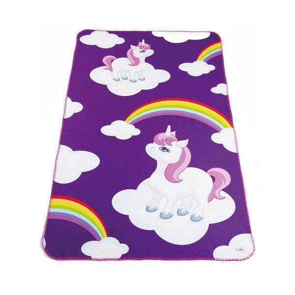 Rožnata/vijolična otroška odeja 85x125 cm – OYO kids-image-3