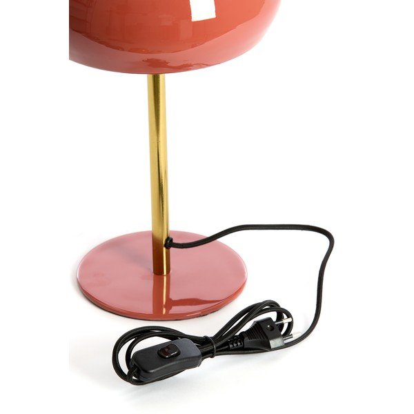 Rožnato-oranžna namizna svetilka s kovinskim senčilom (višina 34 cm) Surin – Light & Living-image-3