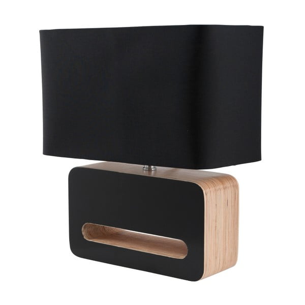 Črna namizna svetilka Zuiver Wood-image-3