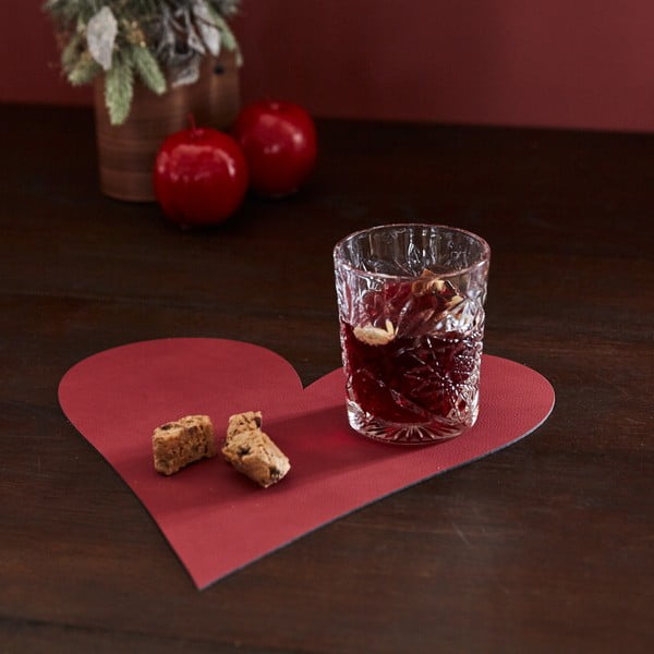 Pogrinjek iz eko usnja 30x30 cm Heart Nupo – LIND DNA-image-1