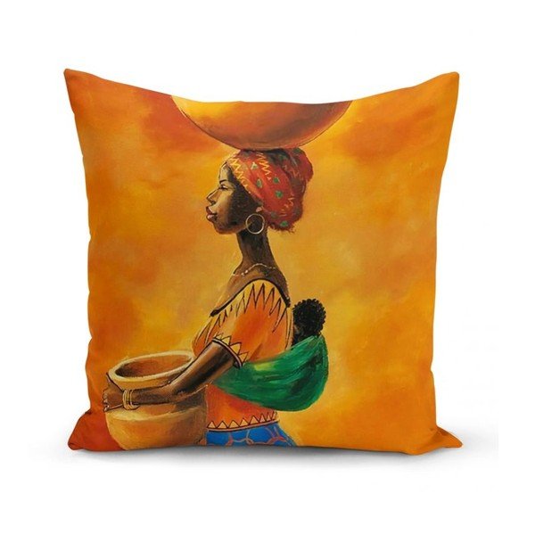 Komplet 3 prevlek za vzglavnik Minimalist Cushion Covers African Culture, 45 x 45 cm-image-2
