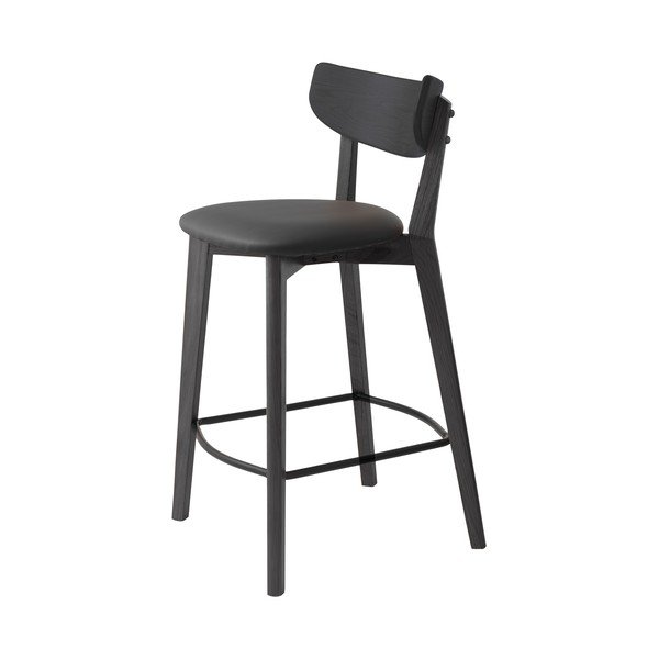 Črn barski stol (višina sedeža 67 cm) Pero – Unique Furniture-image-2