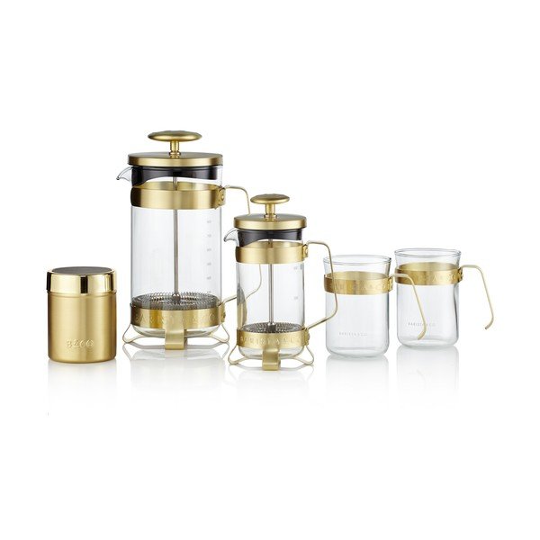 French press Barista 350 ml, zlata-image-2