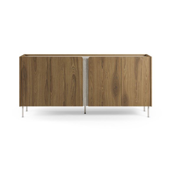 Komoda v hrastovem dekorju v naravni barvi 180x83x40,5 cm Lucile – Marckeric