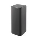 Temno siv jeklen koš za smeti na dotik 30 l Bo Touch – Brabantia