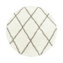 Kremno bela okrogla preproga ø 120 cm Alvor – Ayyildiz Carpets
