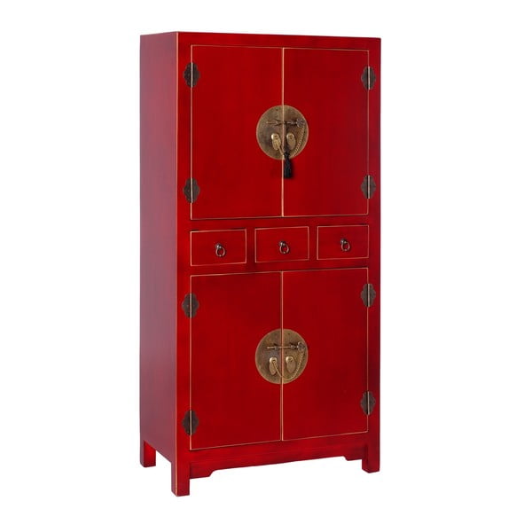 Rdeča omarica 63x131 cm Oriente – Ixia