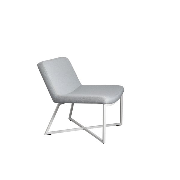 Svetlo moder fotelj z belo podlago Oblika po meri Zero