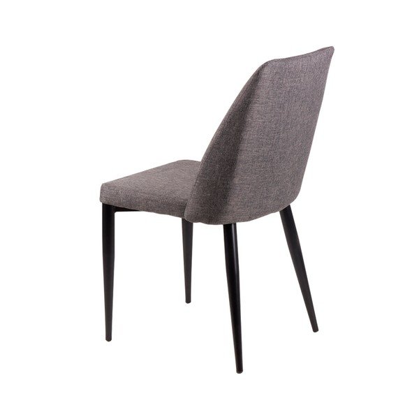 Komplet 2 temno sivih jedilnih stolov sømcasa Melissa-image-1