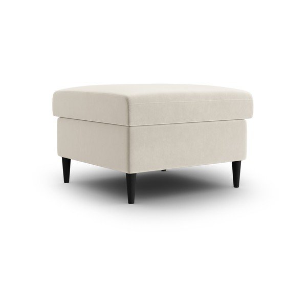 Bež žameten tabure Kyoto – Cosmopolitan Design-image-1