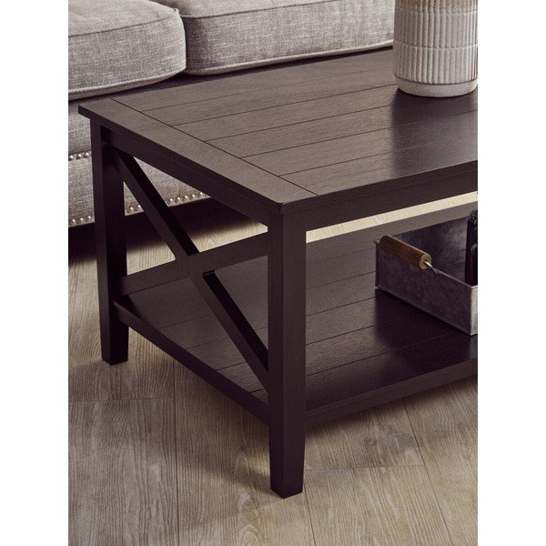 Črna klubska mizica 60x120 cm Heritage – Premier Housewares-image-2