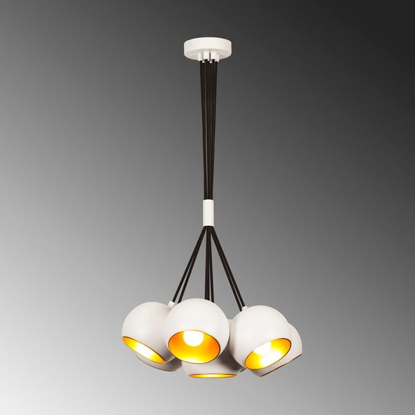 Bela viseča svetilka Opviq lights Sivani-image-1