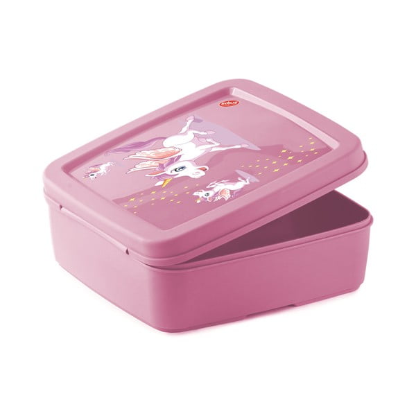 Rožnata otroška posoda za malico Unicorn – Snips-image-3
