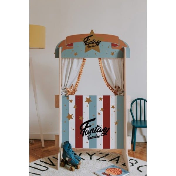 Leseno otroško lutkovno gledališče Dekornik Classic Retro-image-1