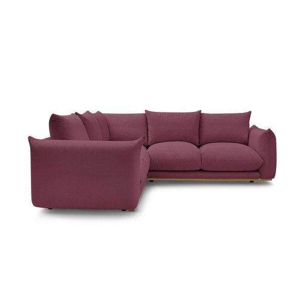 Bordo rdeča kotna sedežna garnitura Ernest – Bobochic Paris-image-3