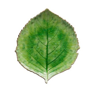 Zeleni lončeni krožnik Costa Nova Riviera, 19 x 22 cm