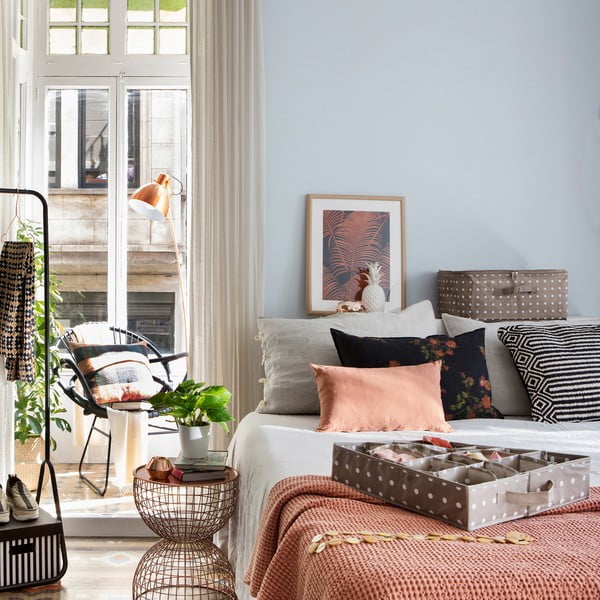 Bež škatla za shranjevanje Compactor Dots, 46 x 20,5 cm-image-3