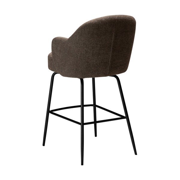 Rjav vrtljiv barski stol (višina sedeža 70 cm) Bae – DAN-FORM Denmark-image-4