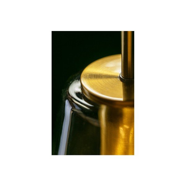 Viseča svetilka v zlati barvi s steklenim in kovinskim senčilom ø 17 cm Lime – GTV-image-2