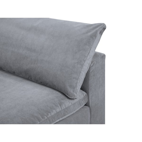 Siv kotni del modularne zofe Windsor & Co Sofas Galaxy, levi kot-image-1
