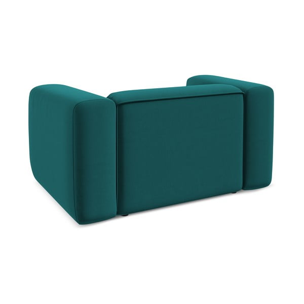 Turkizen žameten fotelj Ekahi – Makamii-image-4