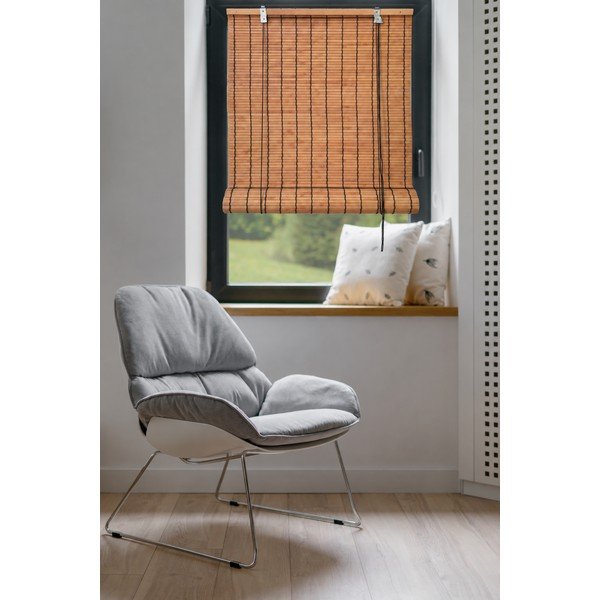 Oranžen bambusov rolo 90x220 cm Zeva – Gardinia-image-1