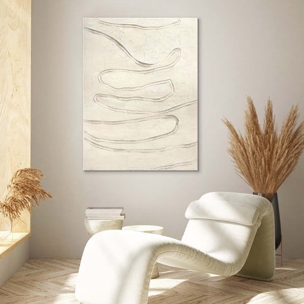 Ročno naslikana slika 88x118 cm Track The Line – Malerifabrikken-image-1