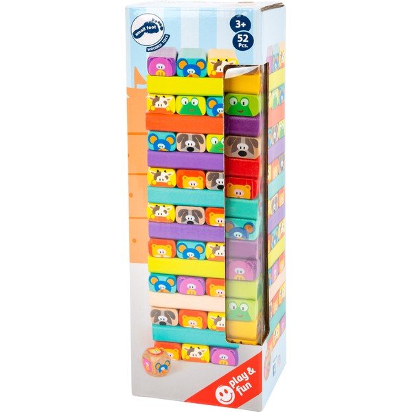 Igra z lesenimi kockami Legler Animals-image-3