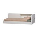 Bela postelja iz masivnega bora brez letvenega dna 90x200 cm Carter – WOOOD