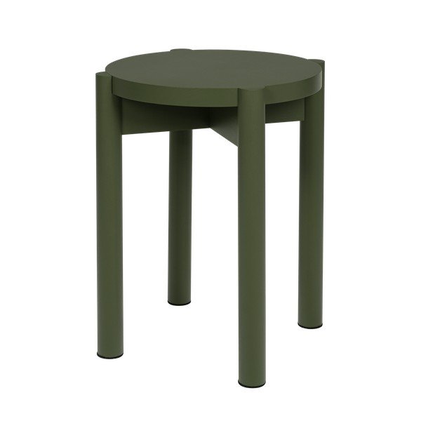 Zelen stolček iz masivne bukve Hopp – noo.ma