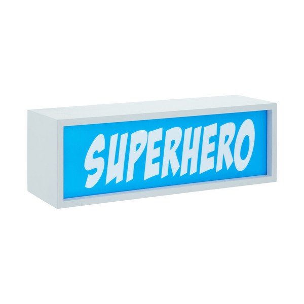 Modra svetlobna dekoracija na baterije Superhero – Premier Housewares