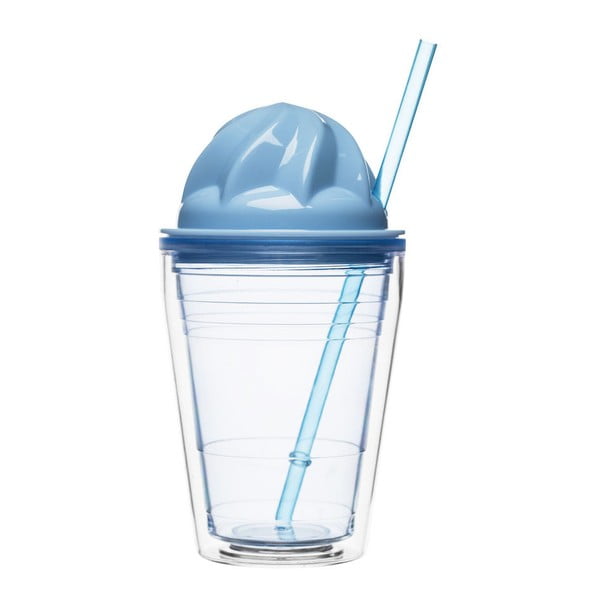 Modra skodelica za milkshake Sagaform, 350 ml