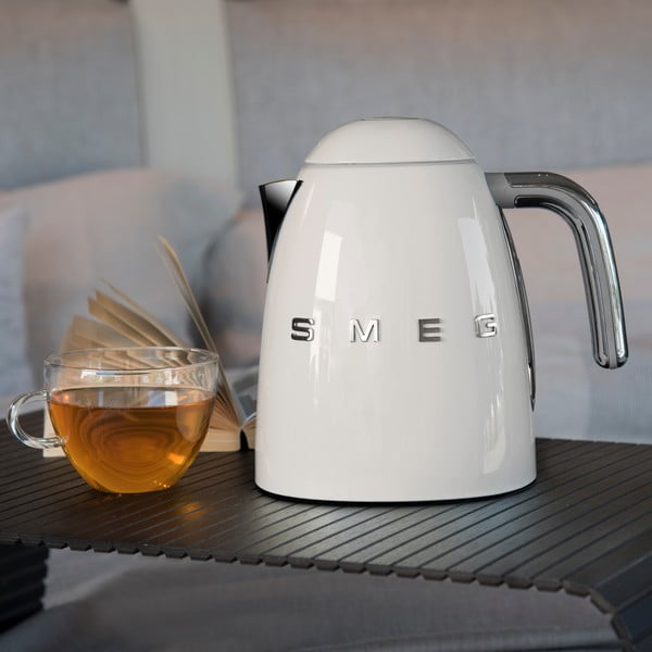 Kremno bel grelnik vode iz nerjavečega jekla 1,7 l Retro Style – SMEG-image-3