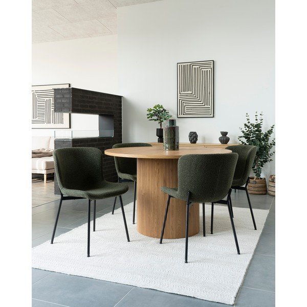 Temno zeleni jedilni stoli v kompletu 2 ks Maceda – House Nordic-image-2