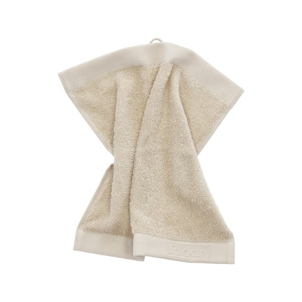 Bež frotirna bombažna brisača 30x30 cm Comfort – Södahl-image-2